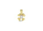 Gold Plated | Solitaire Stud Pendants