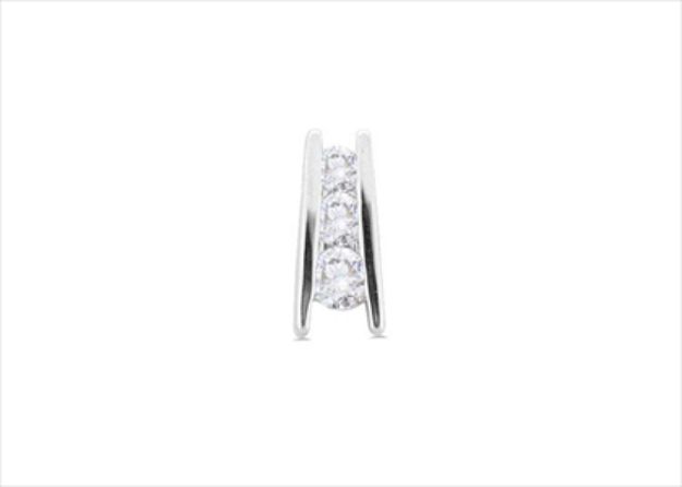 Rhodium Plated | Trilogy Pendants