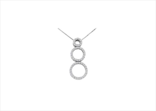 Rhodium Plated | Trilogy Pendants