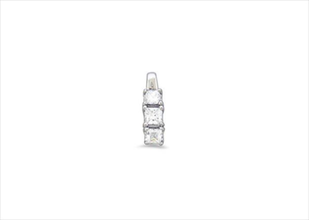 Rhodium Plated | Trilogy Pendants