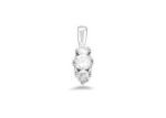 Rhodium Plated | Trilogy Pendants