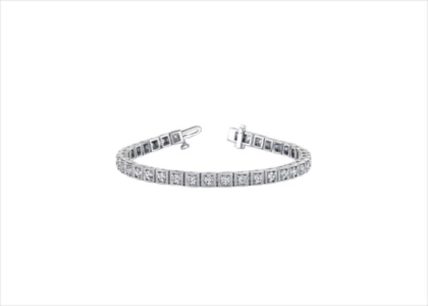 White Gold Plated | LADIES BRACELET