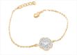 Gold Plated CZ Studded Girls Bracelet