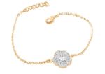 Gold Plated CZ Studded Girls Bracelet
