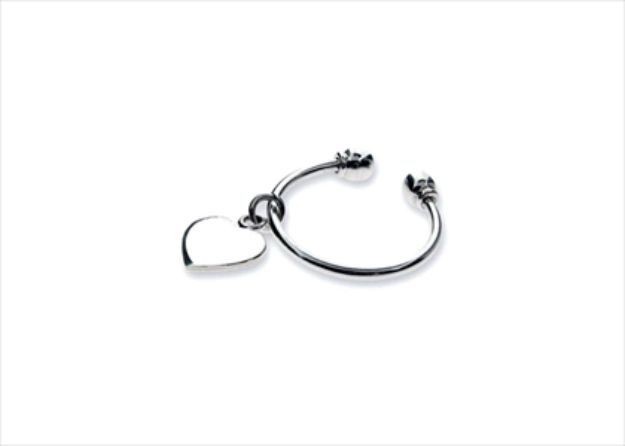 Silver Plated Heart Charm Bracelet