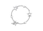 Silver Plated Star Toggle Bracelet