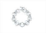 Silver Plated Hollow Round Toggle Bracelet