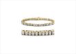 Gold Plated CZ Studded Tennis Bracelet