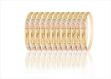 6MM Three Tone Plated Bangles