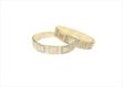 CNC Wide Bangles with Two Tone Plated