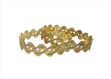 15 mm Unique CNC Bangles with Two Tone Plated