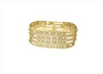 Designer CNC Bangles with Two Tone Plated