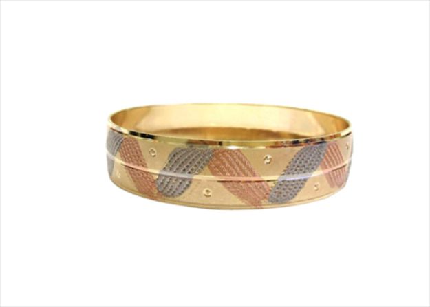 Three Tone Plated | CNC Bangles
