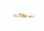 Tri Tone Plated | CNC Bangles
