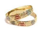 Three Tone Plated | CNC Bangles