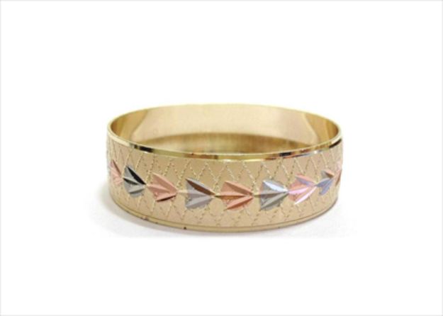Three Tone Plated | CNC Bangles