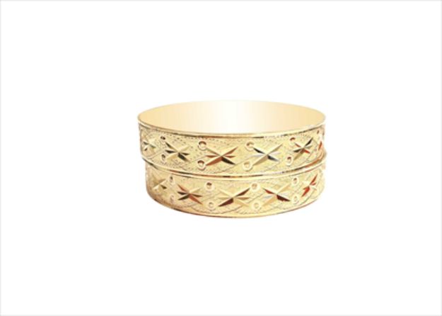 Gold Plated | CNC Bangles