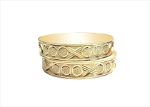 Gold Plated | CNC Bangles