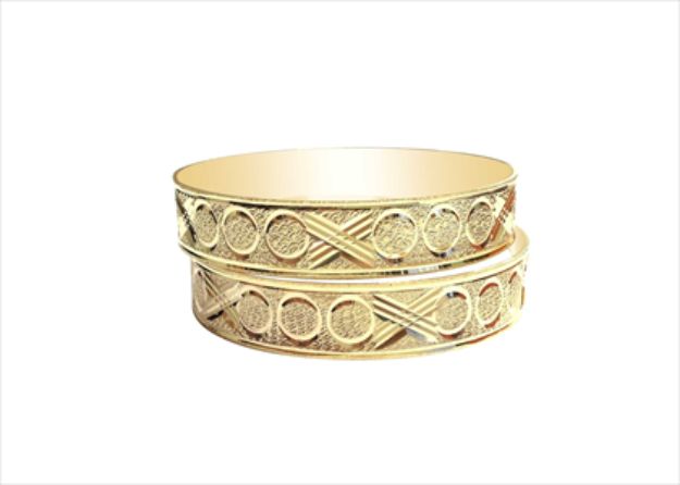 Gold Plated | CNC Bangles