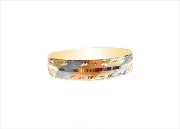 Three Tone Plated | CNC Bangles