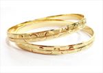 Gold Plated | CNC Bangles