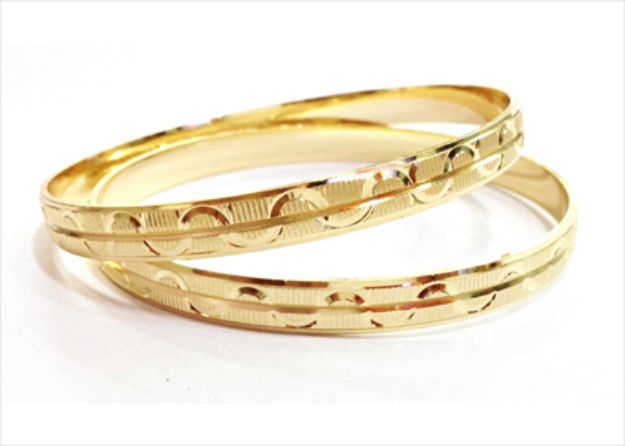 Gold Plated | CNC Bangles