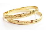 Gold Plated | CNC Bangles