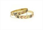 Three Tone Plated | CNC Bangles