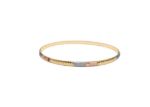 Three Tone Plated | CNC Bangles