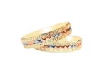 Three Tone Plated | CNC Bangles