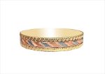 Three Tone Plated | CNC Bangles