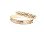 Three Tone Plated | CNC Bangles