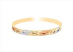 Three Tone Plated | CNC Bangles