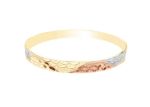 3 Tone Plated | CNC Bangles