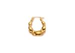 Gold Plated | Basket Hoop Earrings