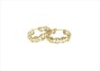 Gold Plated | Basket Hoop Earrings