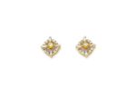 Gold Plated | Cubic Zirconia Set Stud Earrings