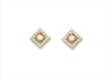 Gold Plated | Cubic Zirconia Set Stud Earrings