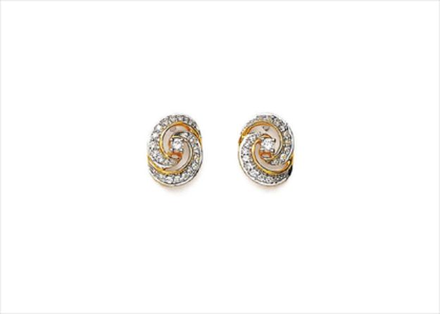 Gold Plated | Cubic Zirconia Set Stud Earrings