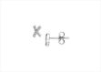 White Gold Plated | Cubic Zirconia Set Stud Earrings