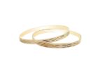 Gold Plated | Flat Bangles