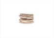 Stackable Rose Gold Plated Twisted Stack Ring