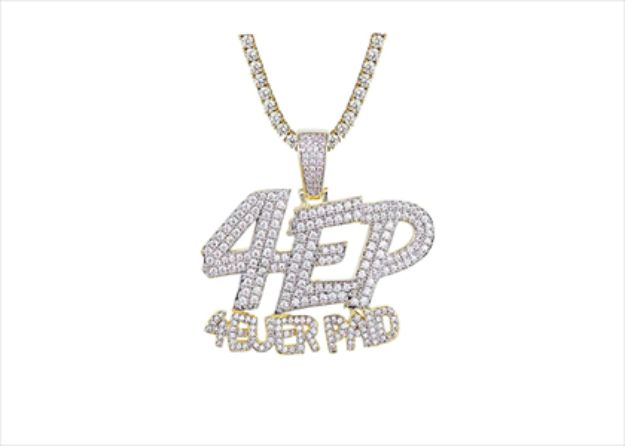 4EVER Paid Iced Out Pendant