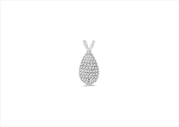 Rhodium Plated | Micro Pave Pendants
