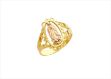 Two Tone Plated Mother Mary Religious ring