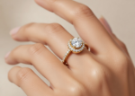 Round Halo Engagement Ring