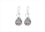 Rhodium Plated | Filigree Earrings