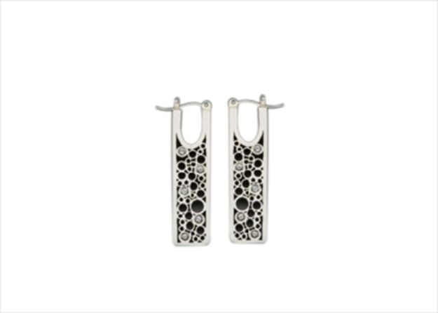Rhodium Plated | Filigree Earrings