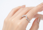 Rhodium Plated CZ Ring