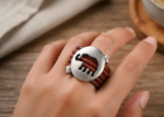 elephant leather ring
